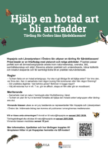 hjälp en hotad art bli artfadder